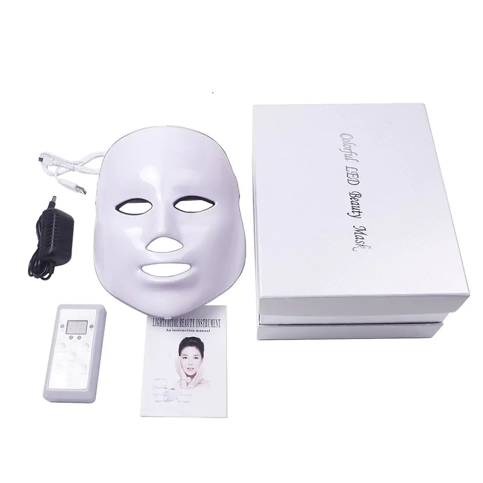 7 Colors LED Facial Mask